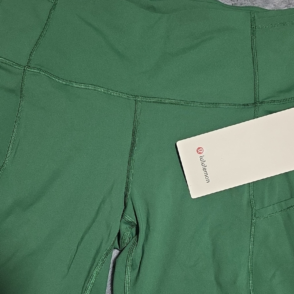 lululemon athletica Forest Green Athletic leggings  Fast and free hr tight 25"